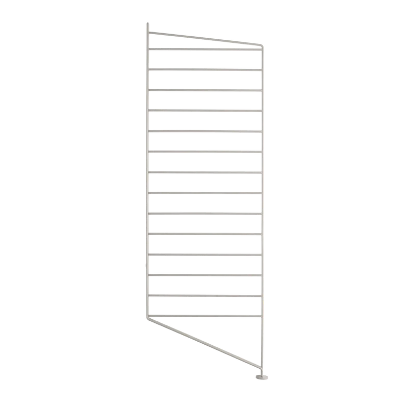 String Furniture Bodenleiter Regalsystem – 85 × 30 cm, Weiß