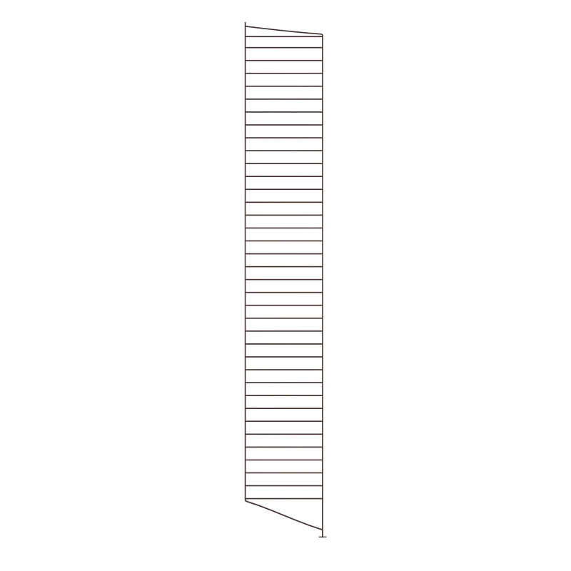 Bodenleiter einzeln Dunkelbraun 200x30cm - String Furniture Regalsystem