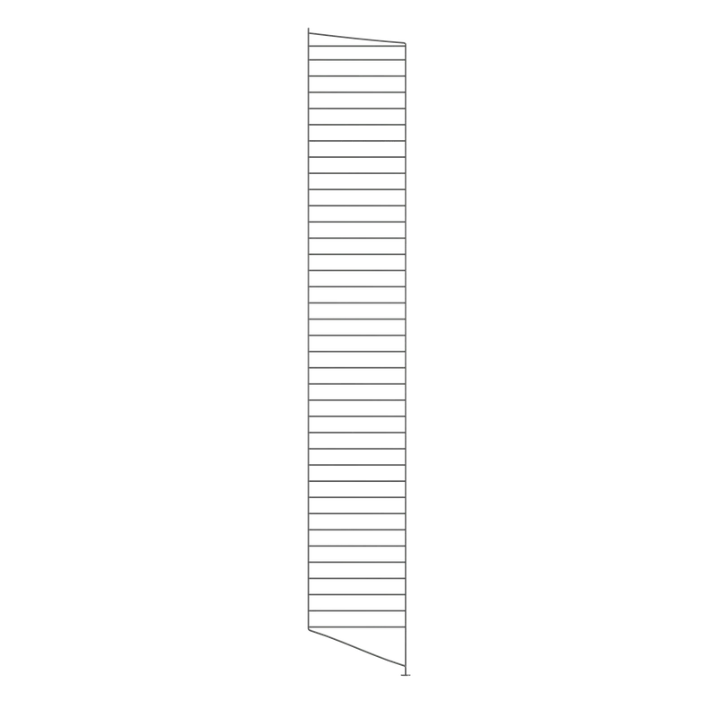Bodenleiter einzeln Dunkelgrau 200x30cm - String Furniture Regalsystem