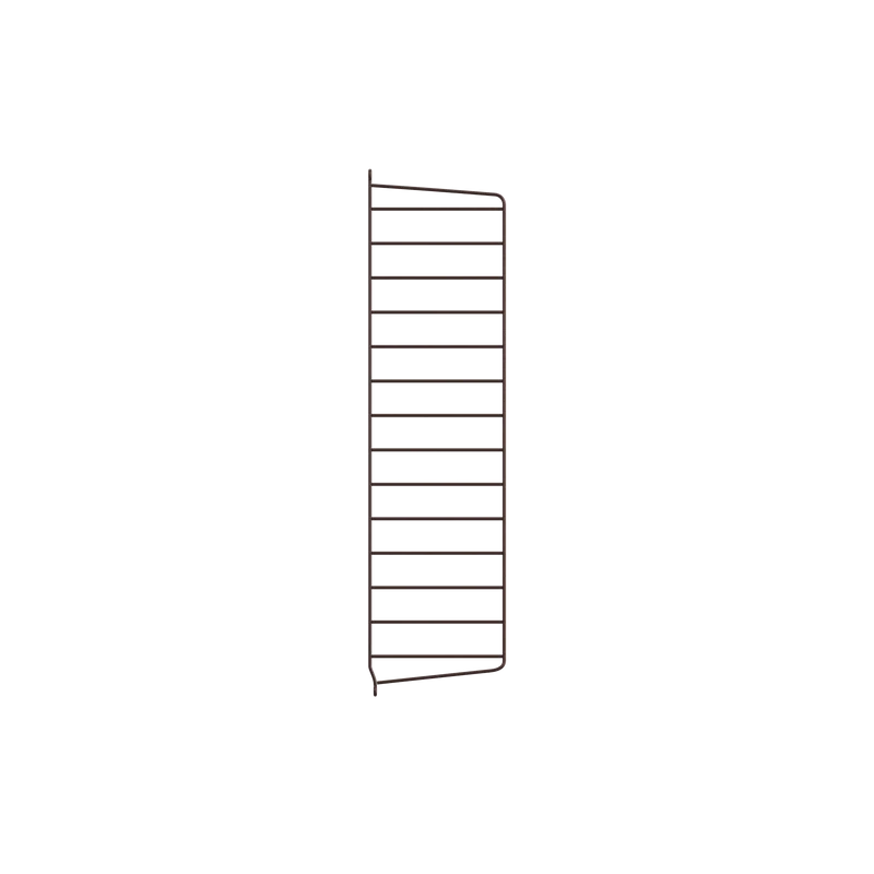 Wandleiter Einzeln Dunkelbraun 75×20 cm – String Furniture Regalsystem