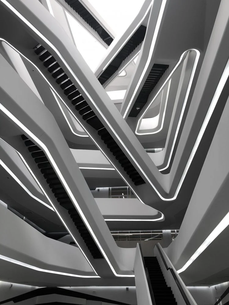 Modern Architectural Escalators