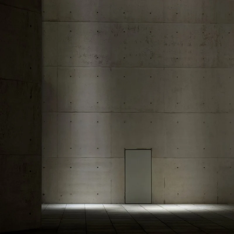 Minimalist Concrete Entrance