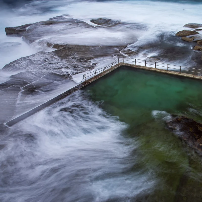 Misty Ocean Pool