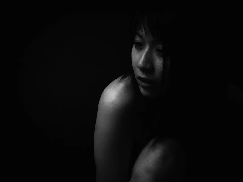 Pensive Woman Portrait