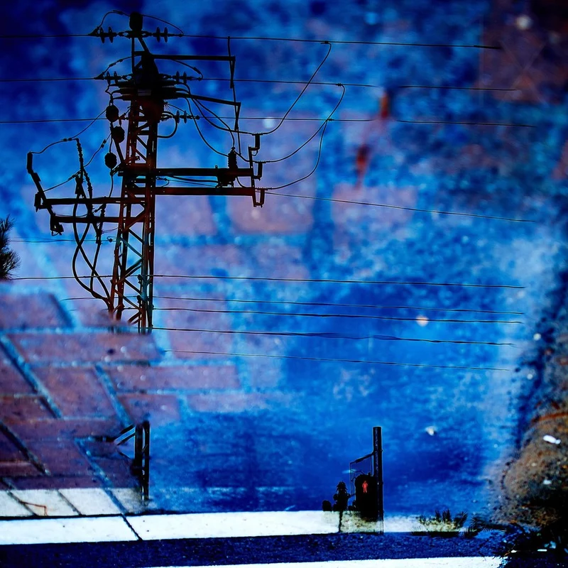 Blue Urban Reflection