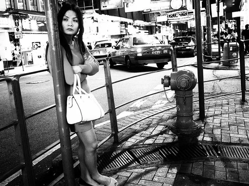 Pensive City Woman