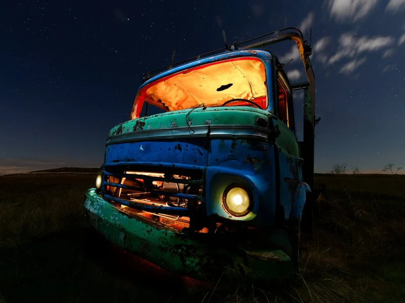 Old Truck Night Glow