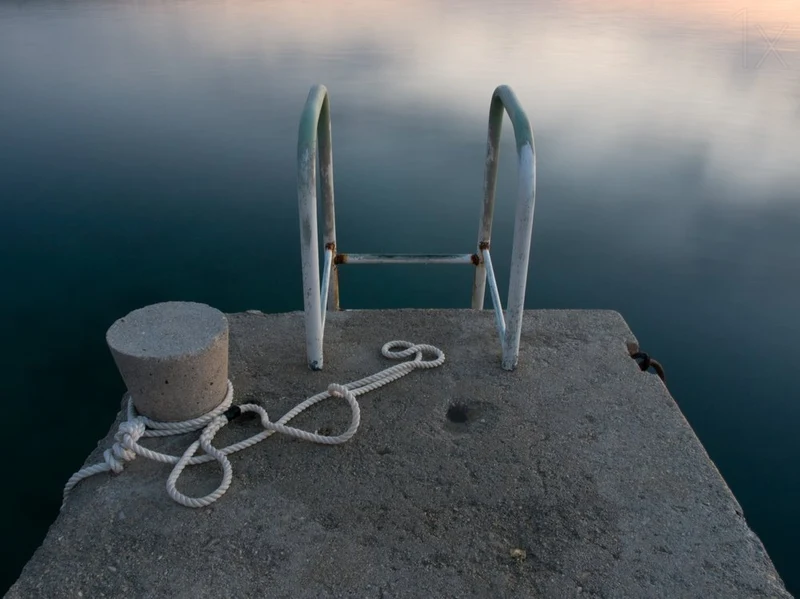 Calm Pier Reflections