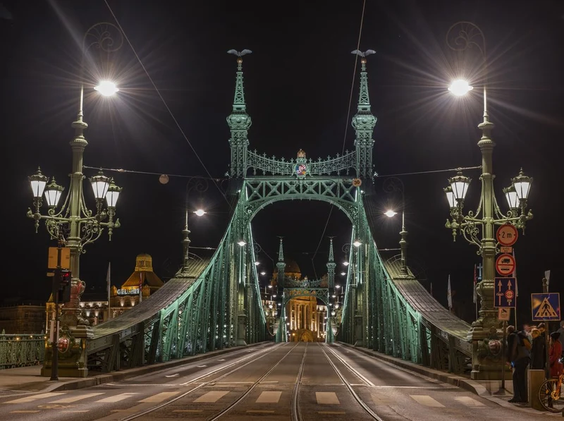 Green City Bridge Night