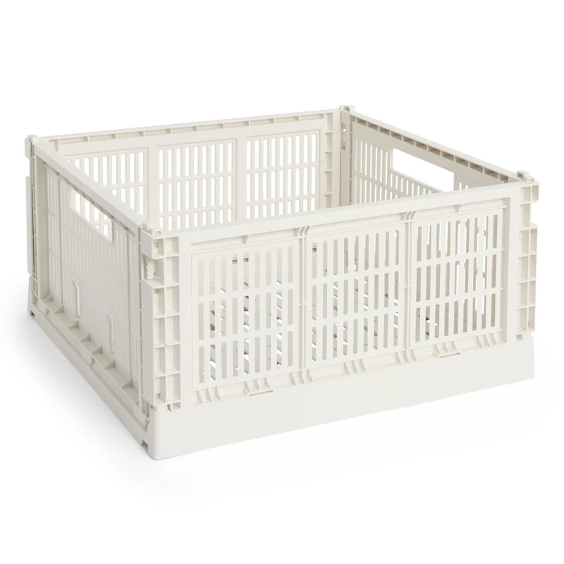 Aufbewahrungsbox Colour Crate Large Square, Off-White - HAY