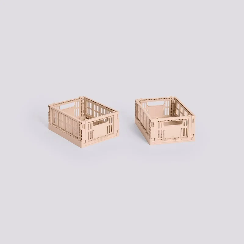 Aufbewahrungsbox Colour Crate Mini 2-er Set, Powder - HAY