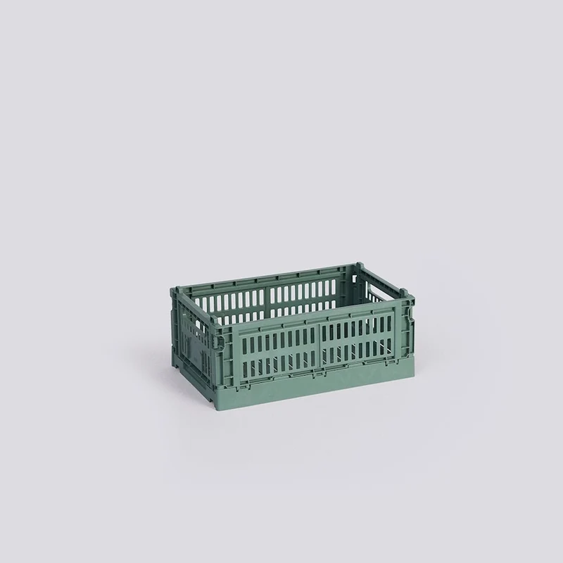 Aufbewahrungsbox Colour Crate Small, Sage Green - HAY