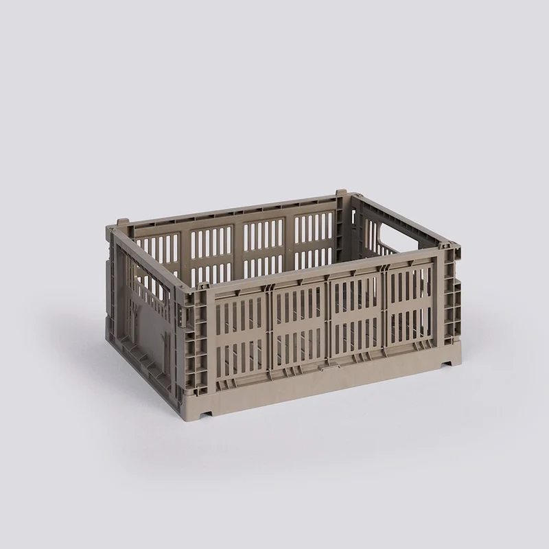 Aufbewahrungsbox Colour Crate Medium, Warm Grey - HAY