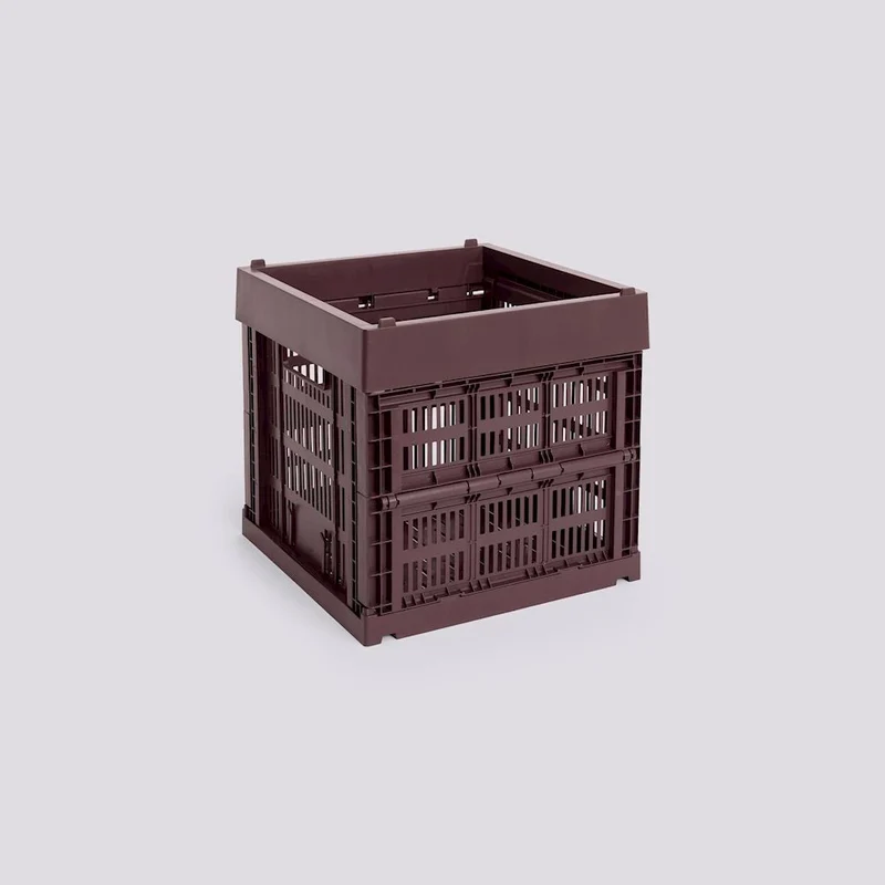 Aufbewahrungsbox Colour Crate Cube, Bordeaux - HAY