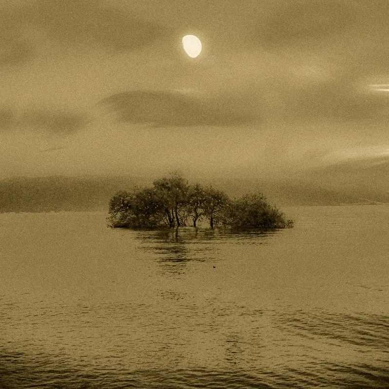 Tranquil Island Moon