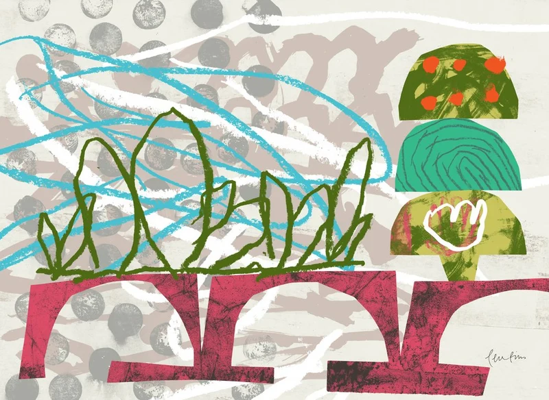 Colorful Abstract Landscape