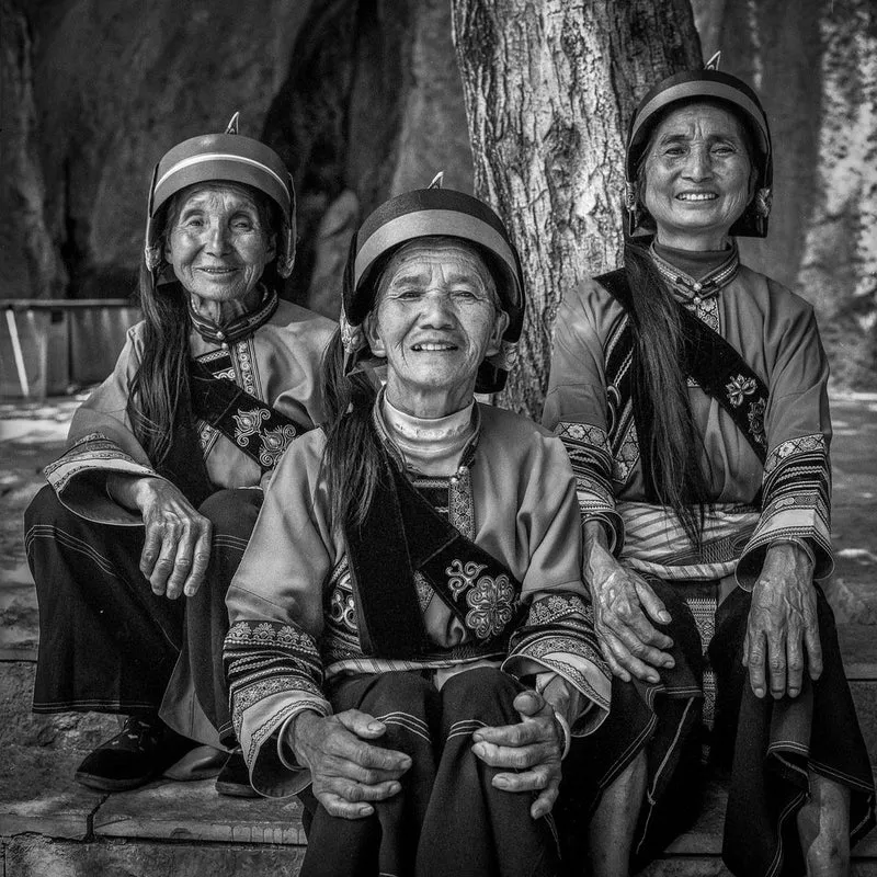 Three Smiling Elders