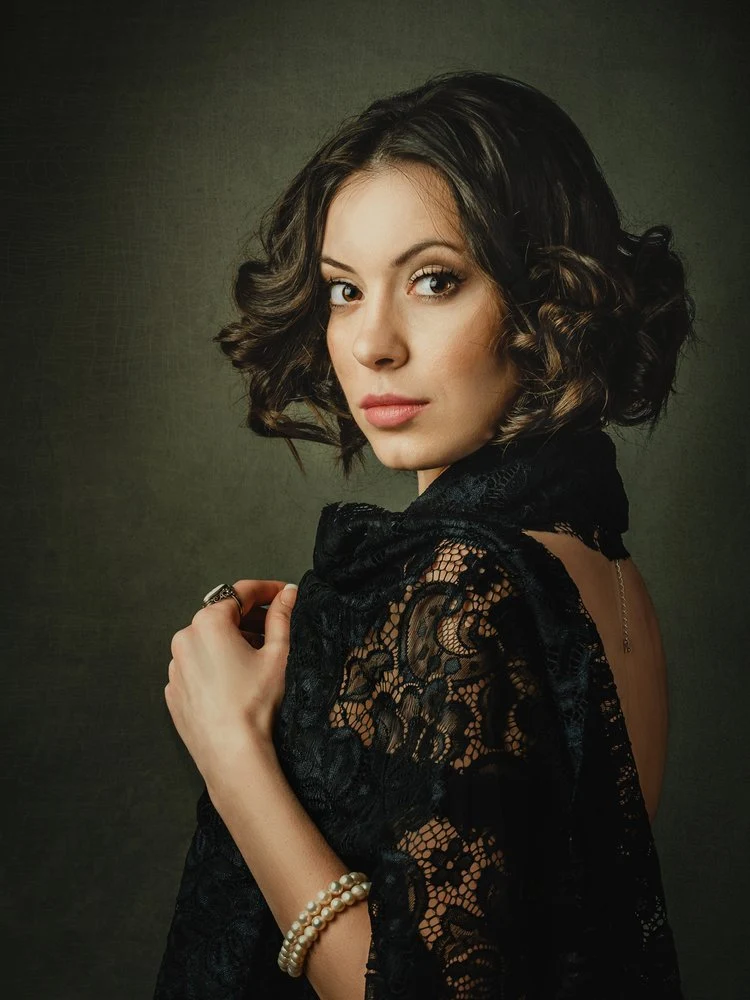Elegant Woman In Lace