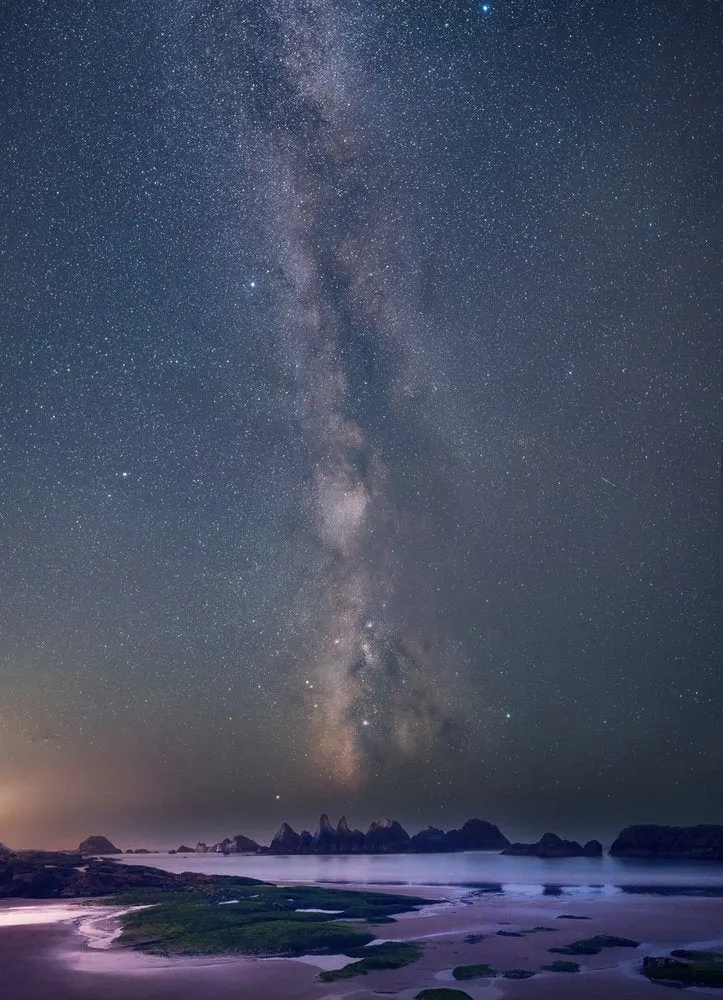 Milky Way Coastal Night