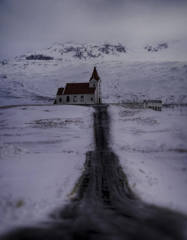 White Church Winter Road