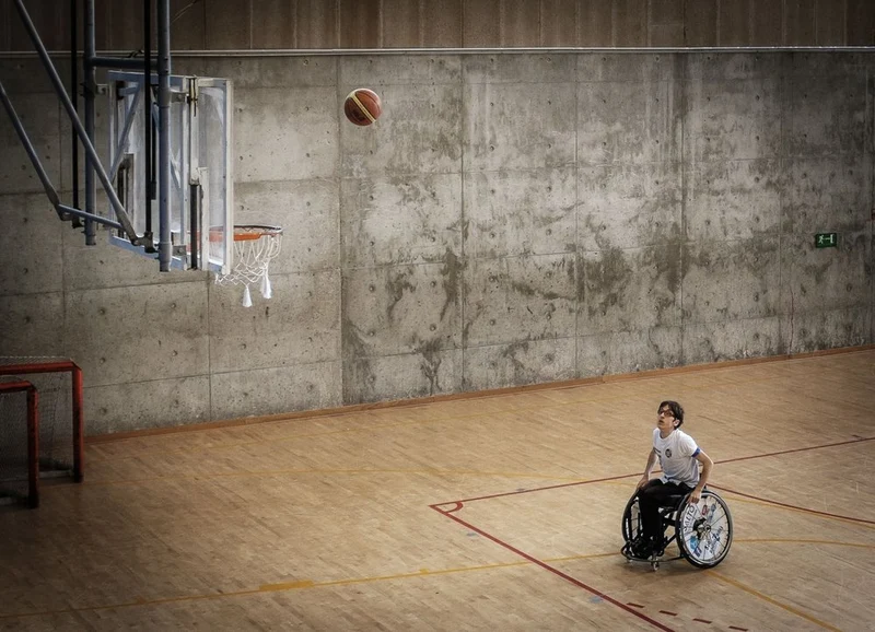 Wheelchair Basketball Shot