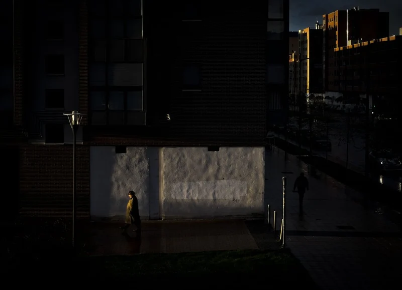 Solitary Urban Light