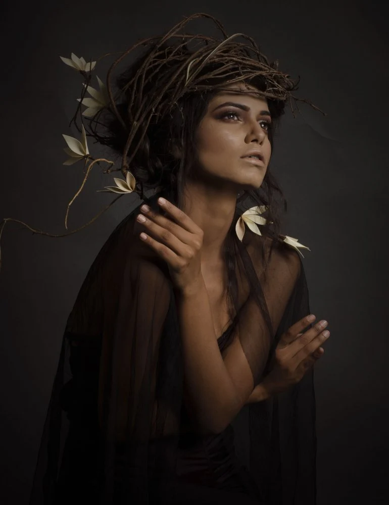 Ethereal Woman Nature Crown