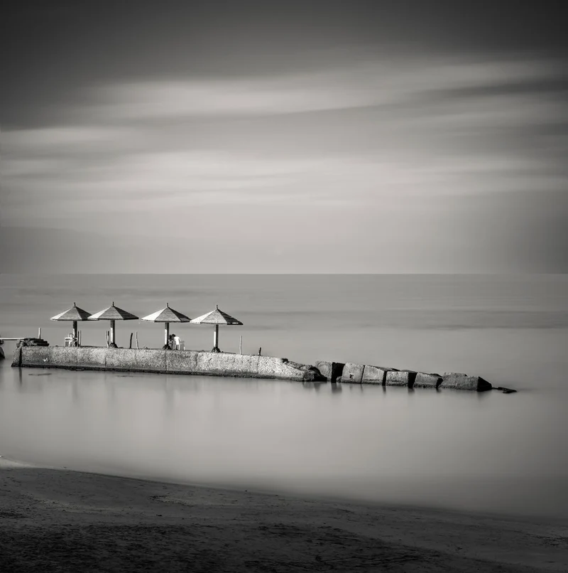 Calm Beach Pier