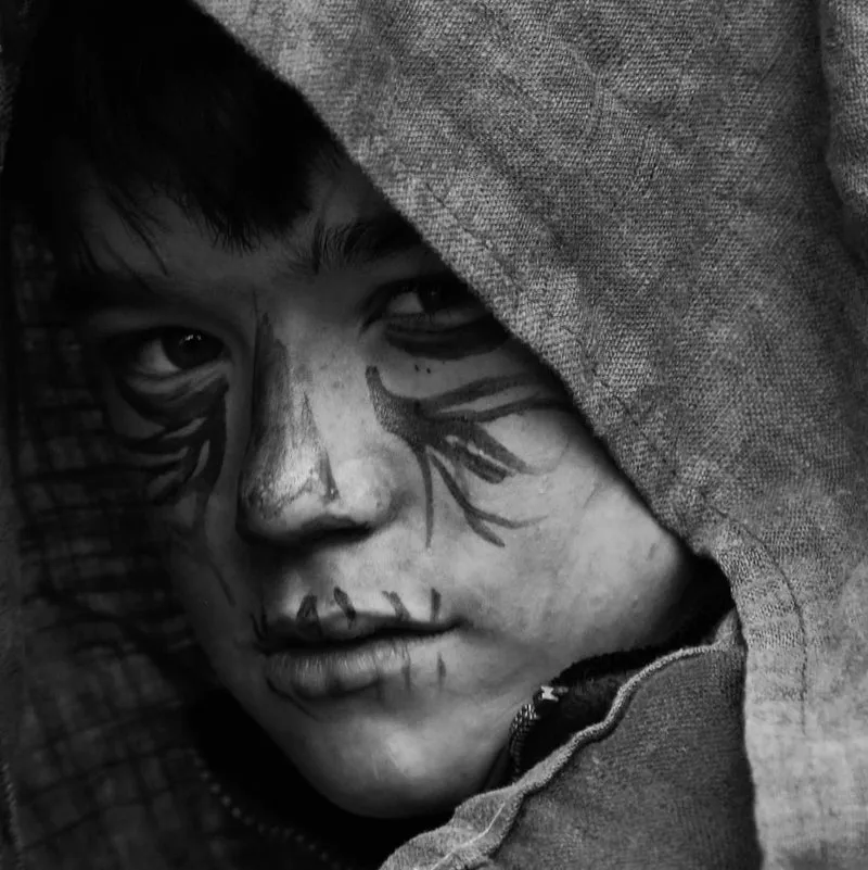 Mysterious Hooded Child
