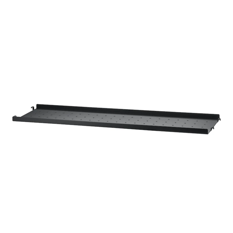 Regalboden aus Metall mit niedrigem Rand 78x20cm - Regalsystem - String Furniture