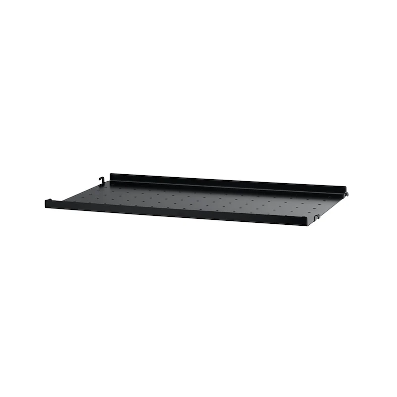 Regalboden aus Metall mit niedrigem Rand 58x30cm - Regalsystem - String Furniture