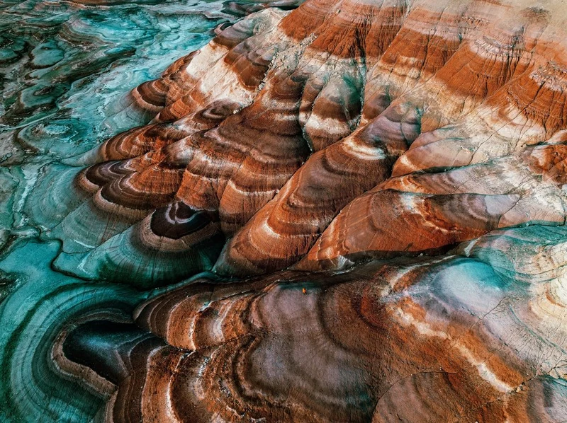 Vibrant Layered Earth