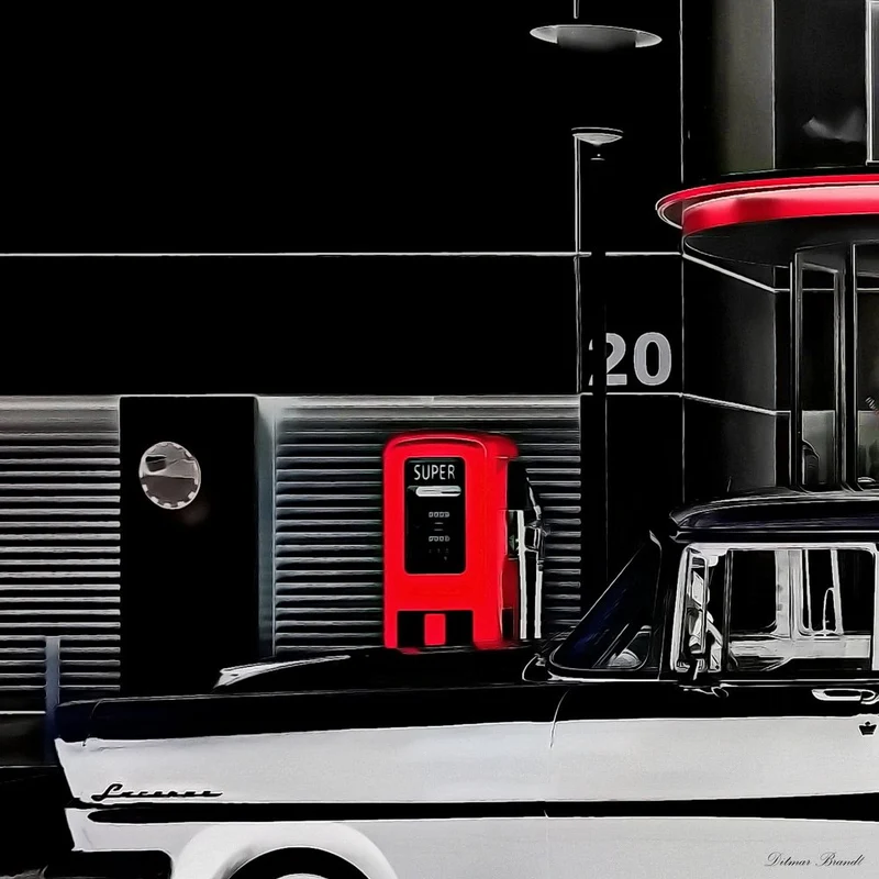 Classic Gas Station