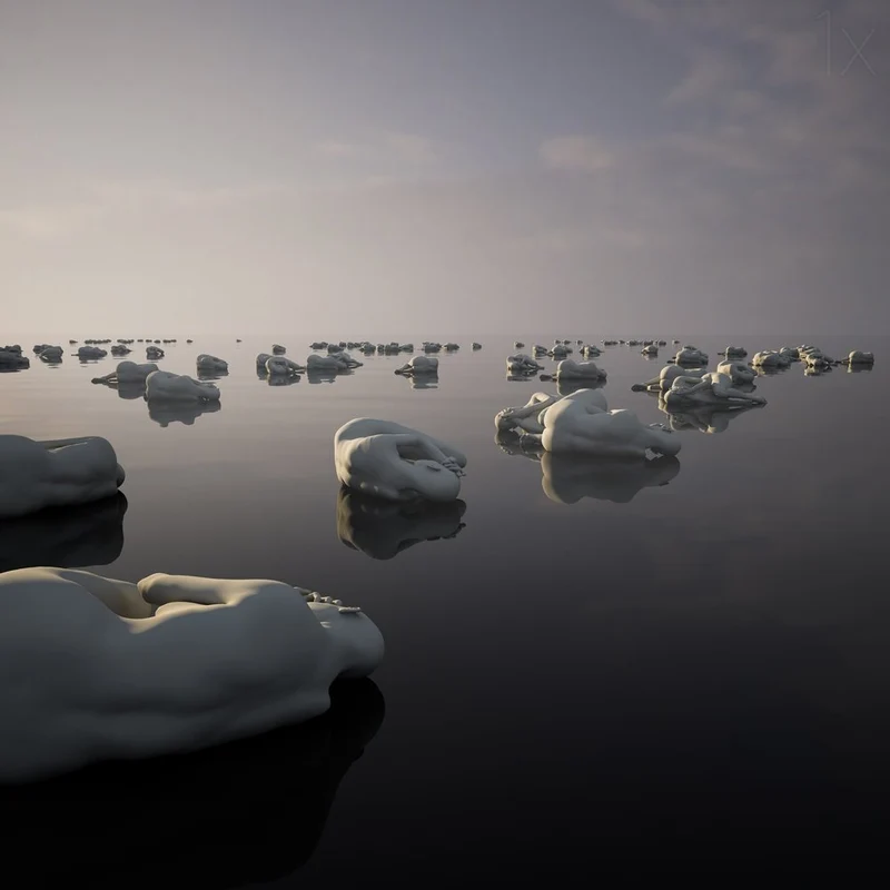 Serene Floating Forms