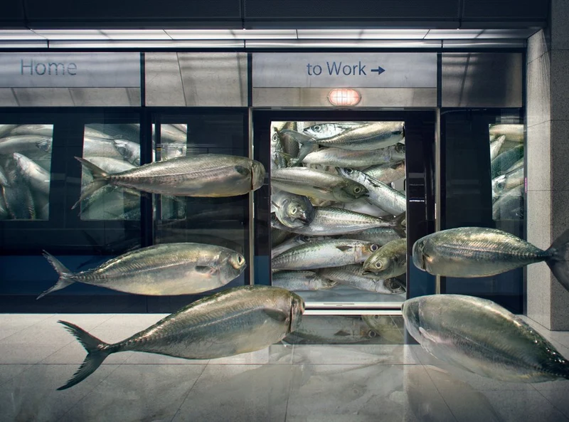Surreal Fish Commute