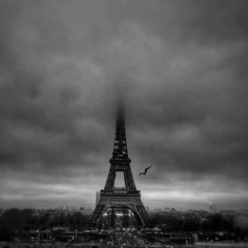 Moody Eiffel Tower