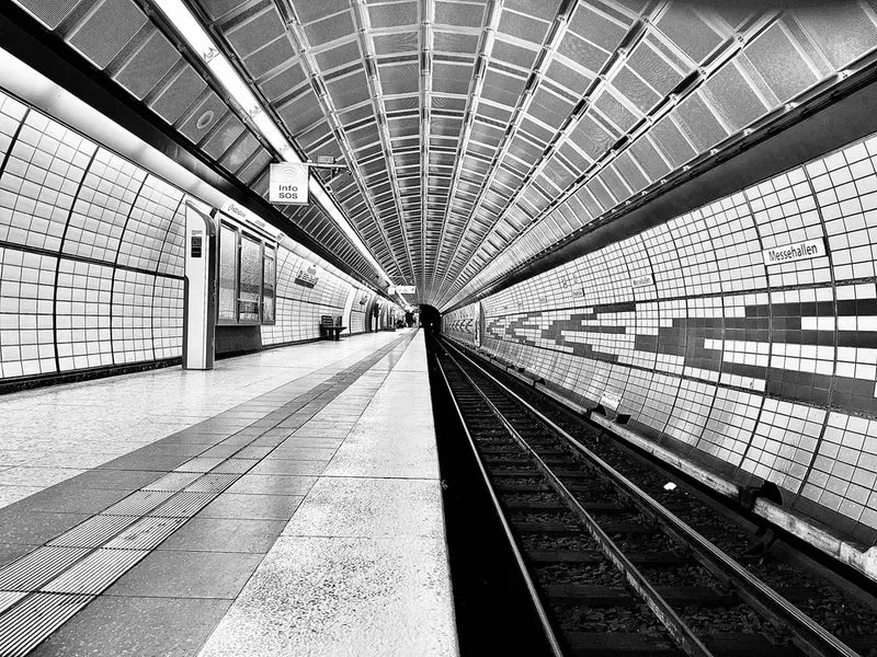 Modern Subway Station