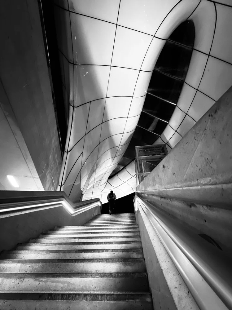 Dramatic Urban Staircase