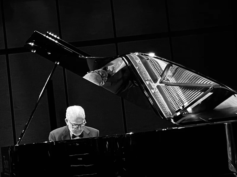 Pianist at Grand Piano