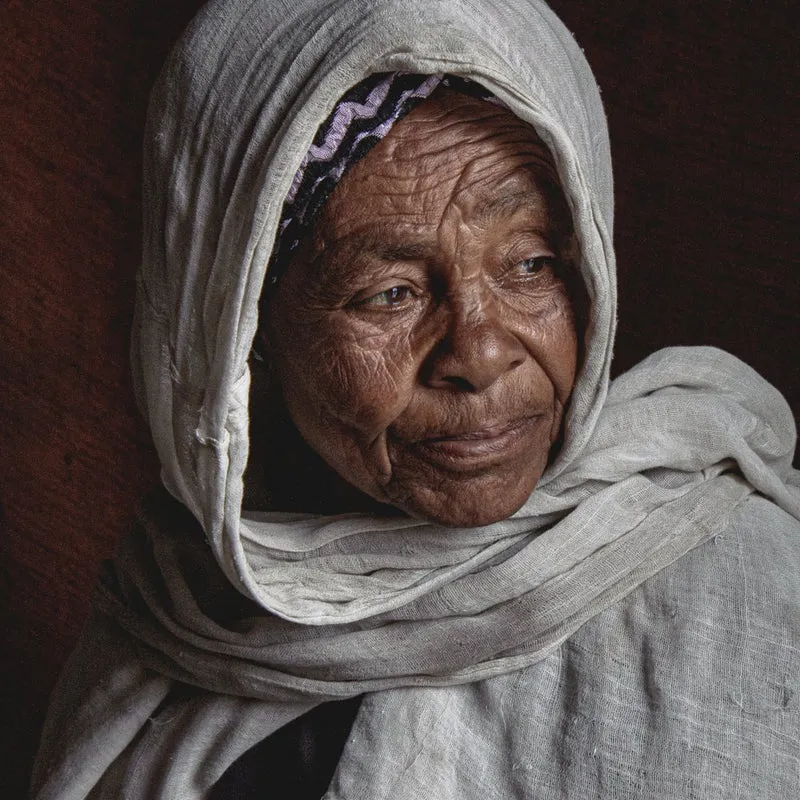 Thoughtful Elder Portrait