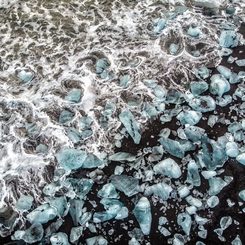 Blue Ice Black Sand