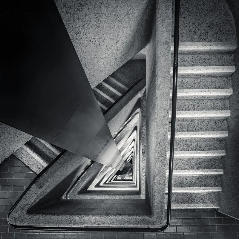 Geometric Stairwell Depth