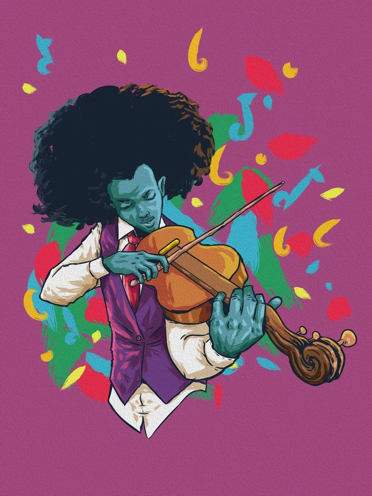Vibrant Violinist Music