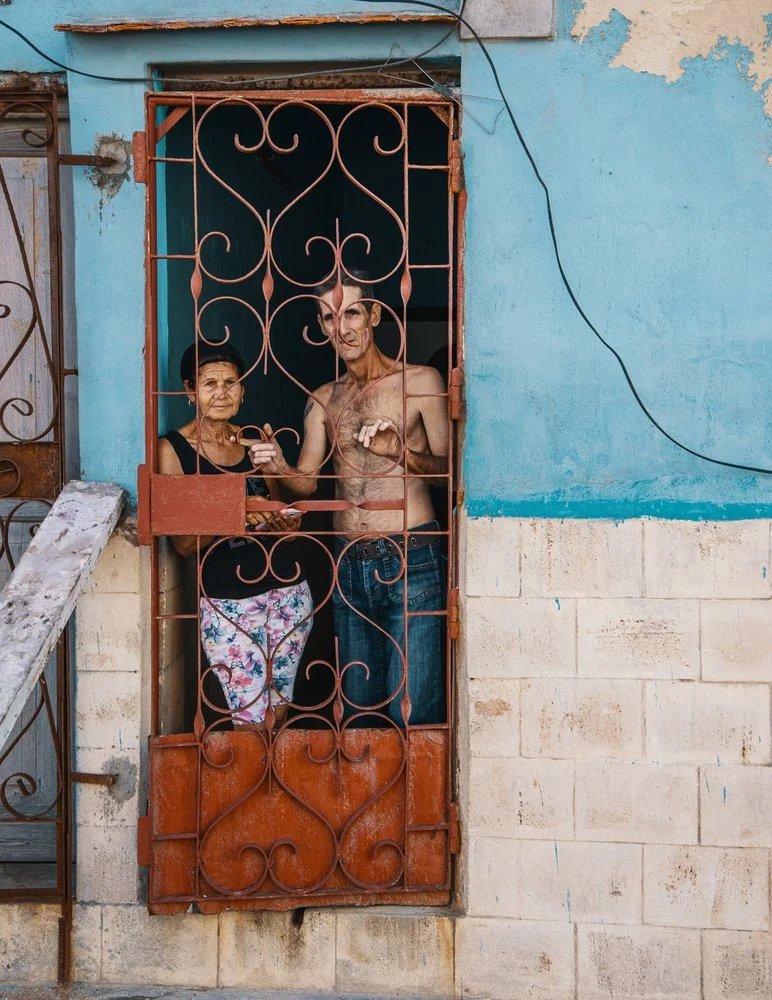 Cuban Doorway Glimpse