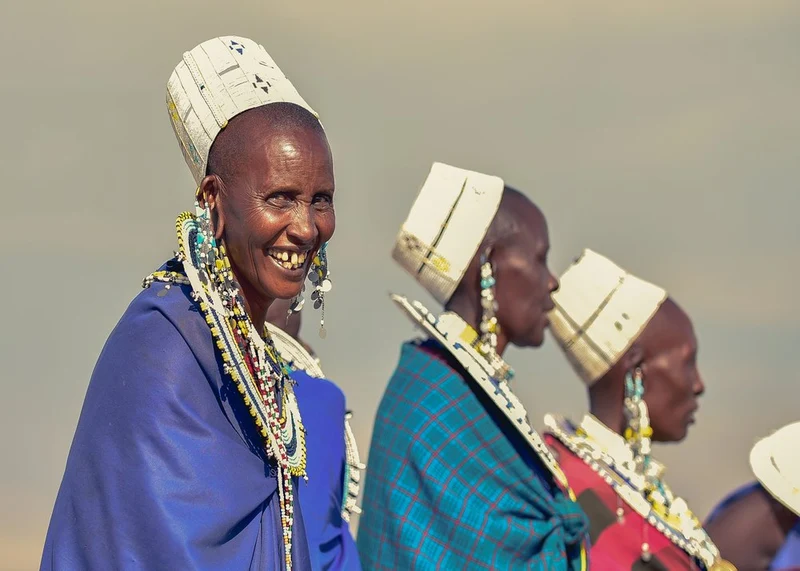 Maasai Women Smiling