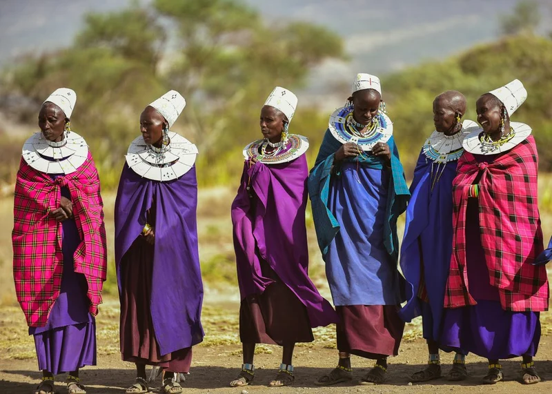 Colorful Maasai Women