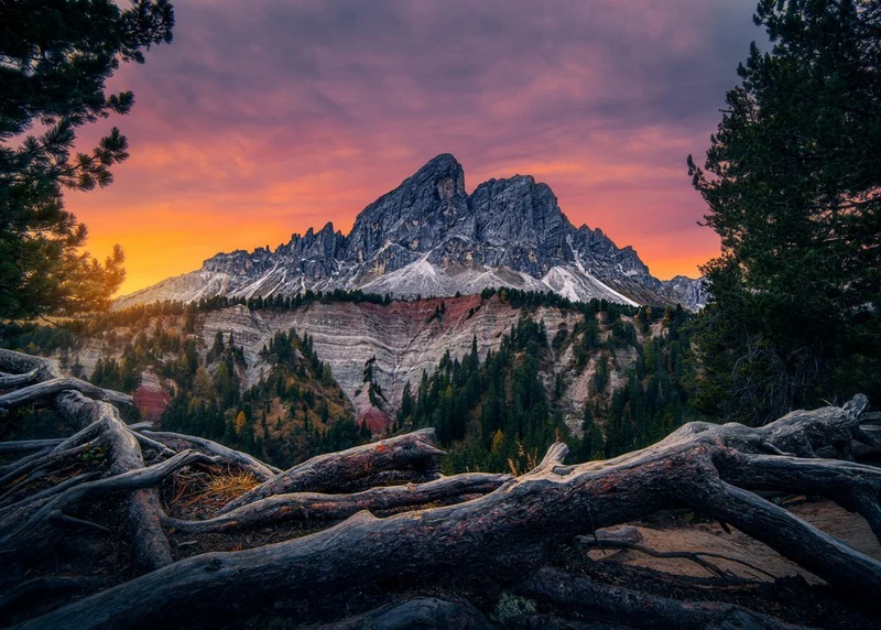 Majestic Alpine Sunset