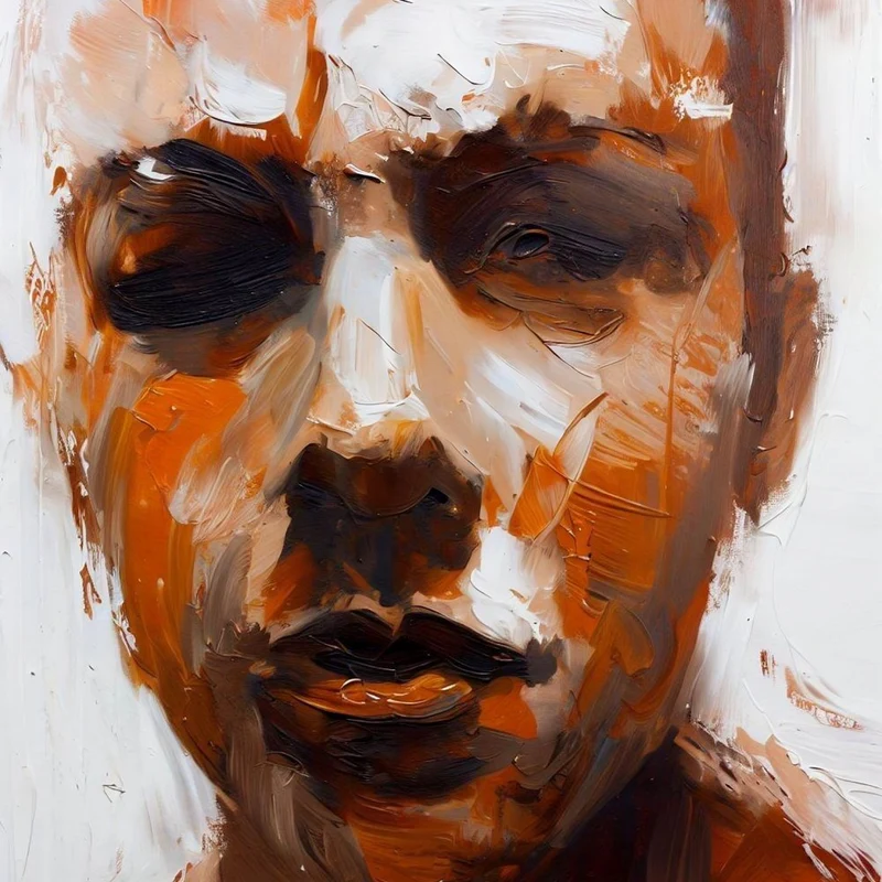 Warm Abstract Portrait