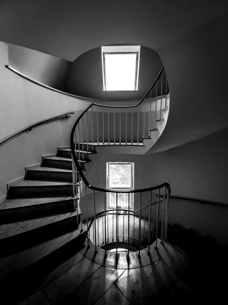 Abstract Spiral Staircase