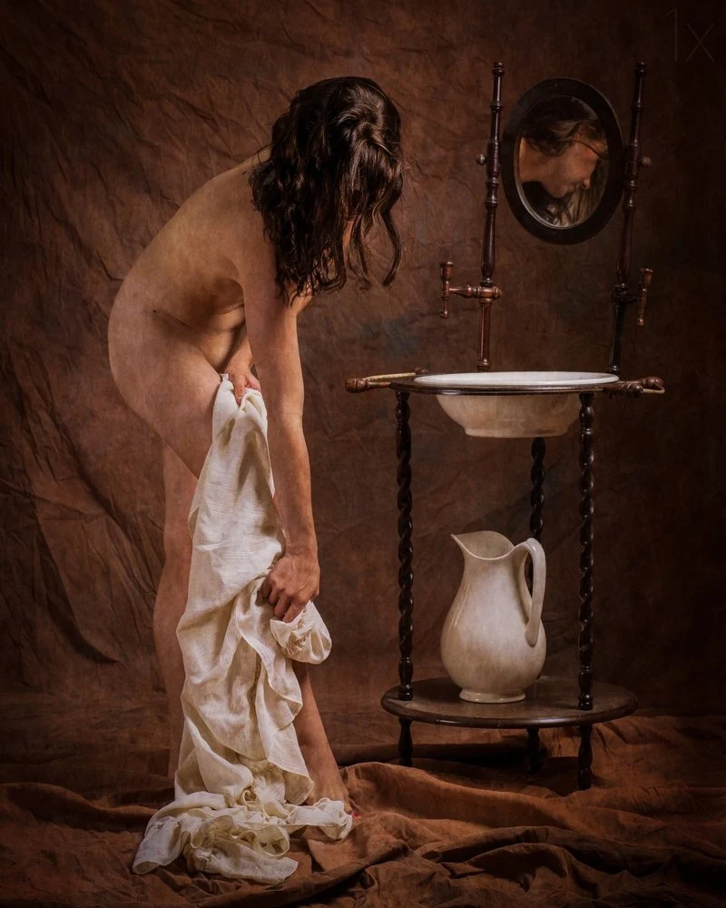 Woman At Washstand